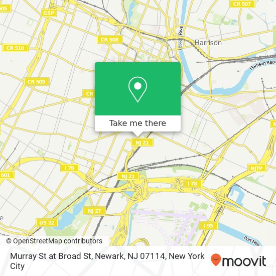 Murray St at Broad St, Newark, NJ 07114 map