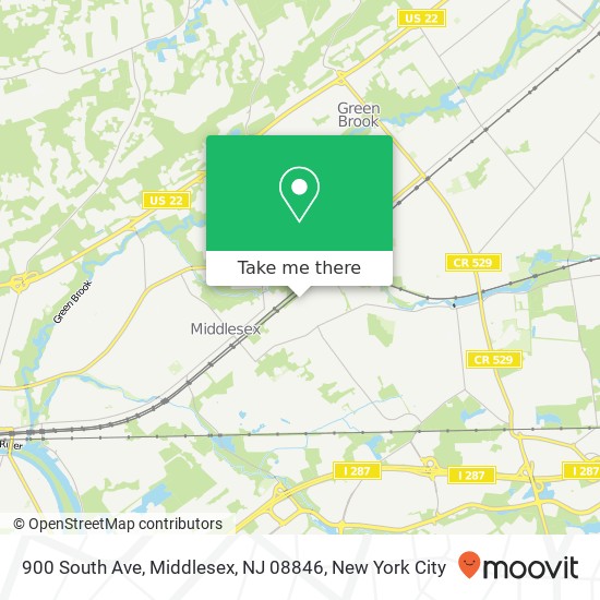 900 South Ave, Middlesex, NJ 08846 map