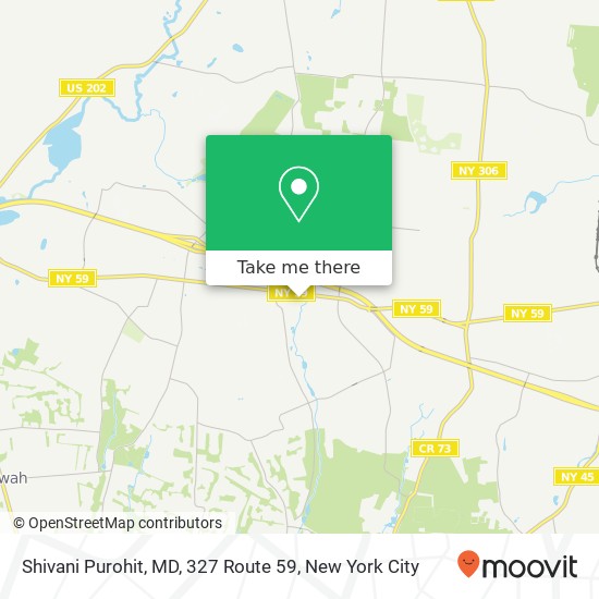 Mapa de Shivani Purohit, MD, 327 Route 59