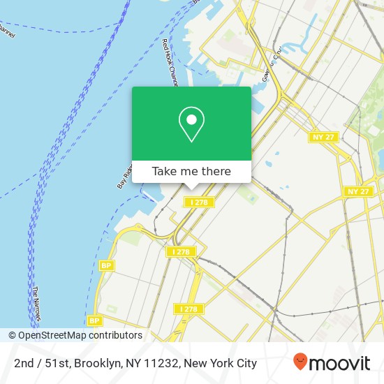 2nd / 51st, Brooklyn, NY 11232 map