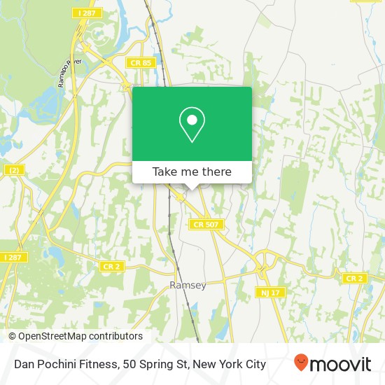 Dan Pochini Fitness, 50 Spring St map