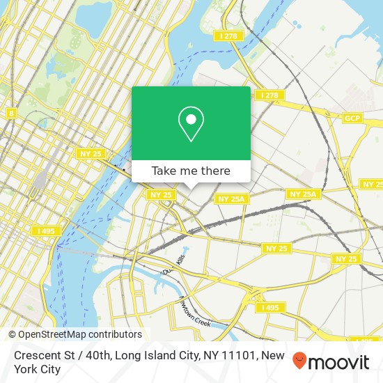 Crescent St / 40th, Long Island City, NY 11101 map