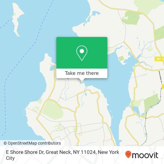 Mapa de E Shore Shore Dr, Great Neck, NY 11024