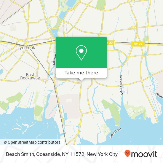 Beach Smith, Oceanside, NY 11572 map