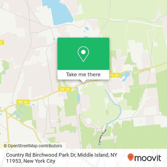 Country Rd Birchwood Park Dr, Middle Island, NY 11953 map