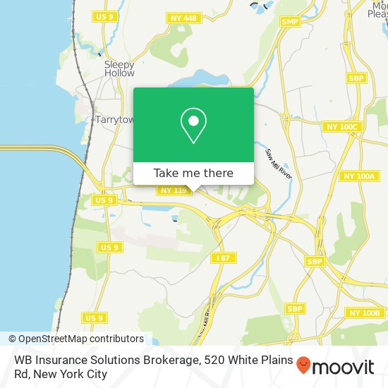 WB Insurance Solutions Brokerage, 520 White Plains Rd map