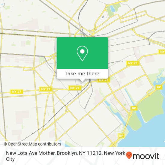 New Lots Ave Mother, Brooklyn, NY 11212 map