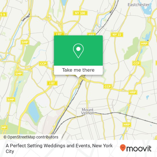 A Perfect Setting Weddings and Events map