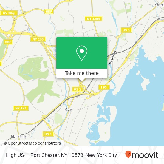 Mapa de High US-1, Port Chester, NY 10573