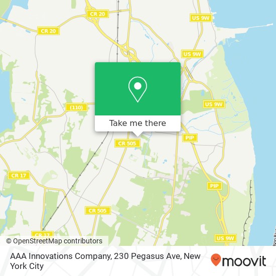 AAA Innovations Company, 230 Pegasus Ave map