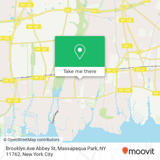 Brooklyn Ave Abbey St, Massapequa Park, NY 11762 map