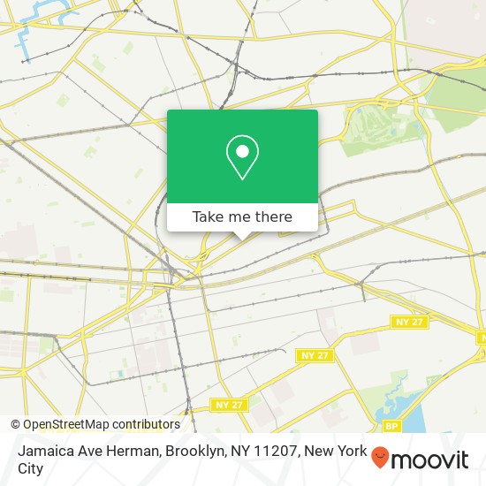 Jamaica Ave Herman, Brooklyn, NY 11207 map