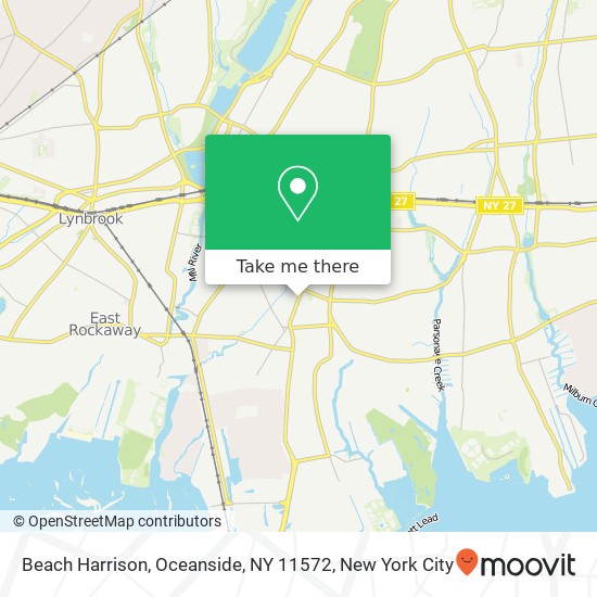 Beach Harrison, Oceanside, NY 11572 map