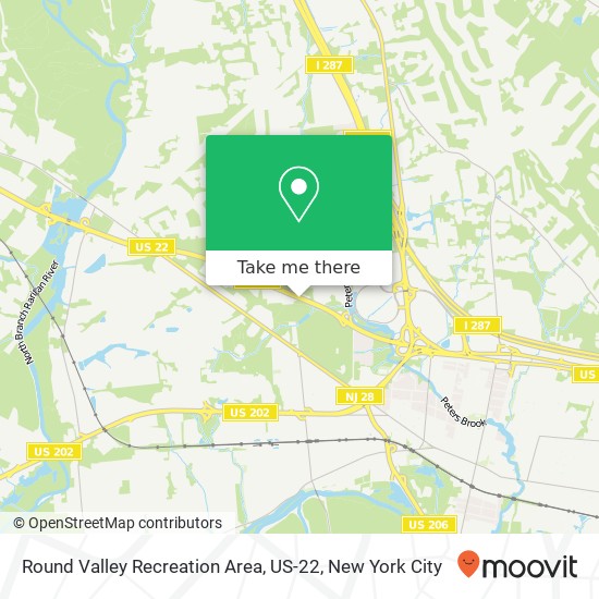 Mapa de Round Valley Recreation Area, US-22
