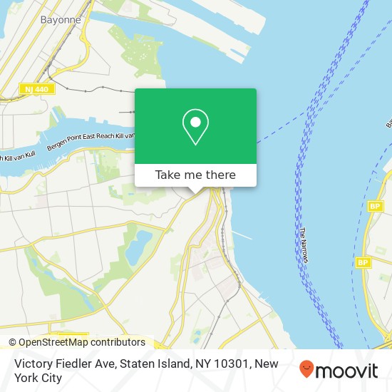 Victory Fiedler Ave, Staten Island, NY 10301 map