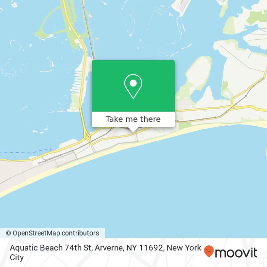 Aquatic Beach 74th St, Arverne, NY 11692 map