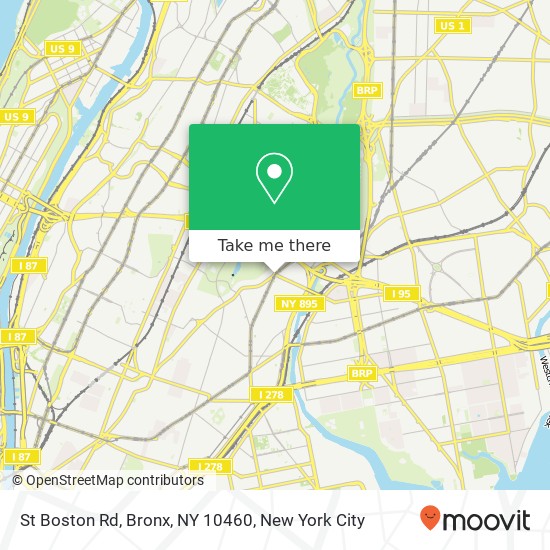 St Boston Rd, Bronx, NY 10460 map