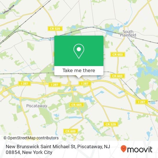 New Brunswick Saint Michael St, Piscataway, NJ 08854 map