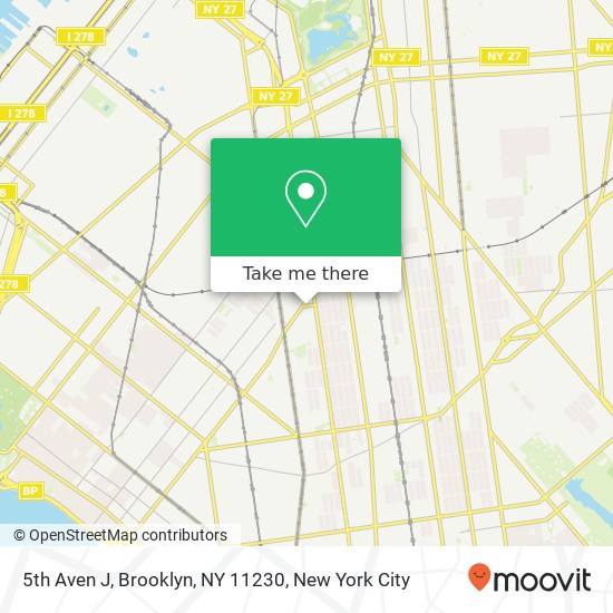 5th Aven J, Brooklyn, NY 11230 map