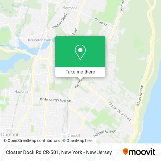 Mapa de Closter Dock Rd CR-501