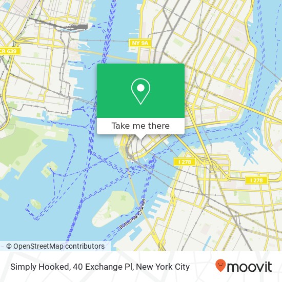 Mapa de Simply Hooked, 40 Exchange Pl