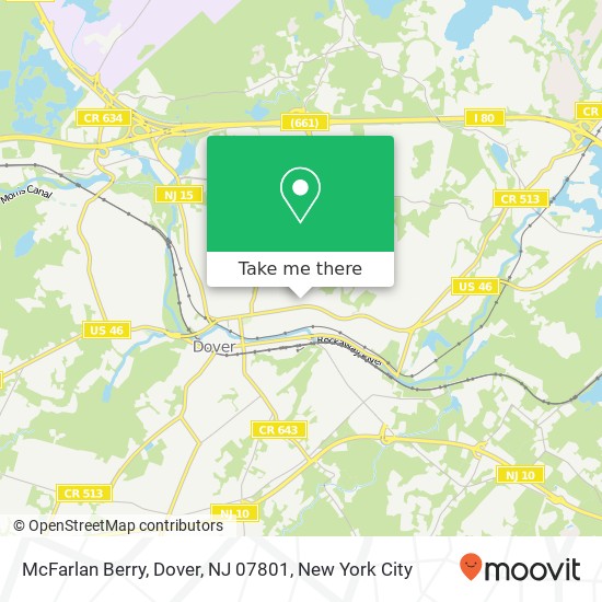 McFarlan Berry, Dover, NJ 07801 map