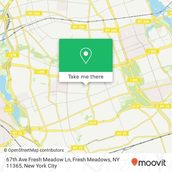 67th Ave Fresh Meadow Ln, Fresh Meadows, NY 11365 map