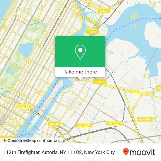 12th Firefighter, Astoria, NY 11102 map