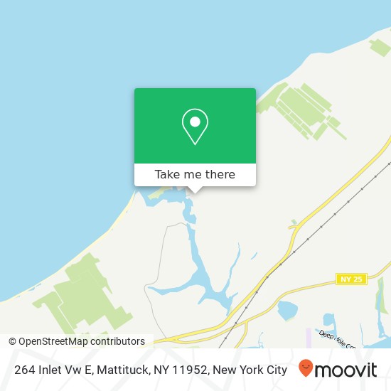 Mapa de 264 Inlet Vw E, Mattituck, NY 11952