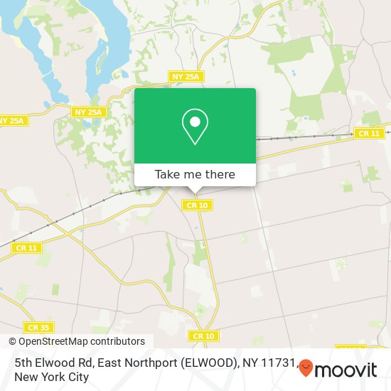 5th Elwood Rd, East Northport (ELWOOD), NY 11731 map