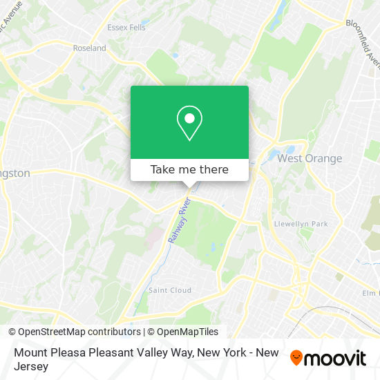 Mount Pleasa Pleasant Valley Way map