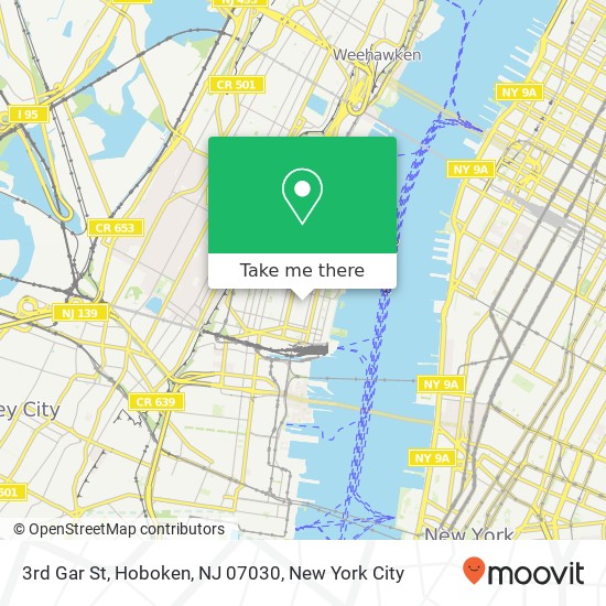 3rd Gar St, Hoboken, NJ 07030 map