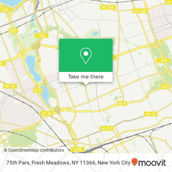 Mapa de 75th Pars, Fresh Meadows, NY 11366