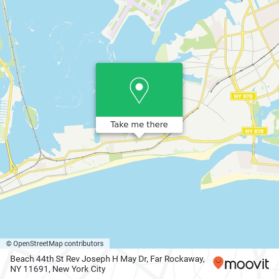 Beach 44th St Rev Joseph H May Dr, Far Rockaway, NY 11691 map
