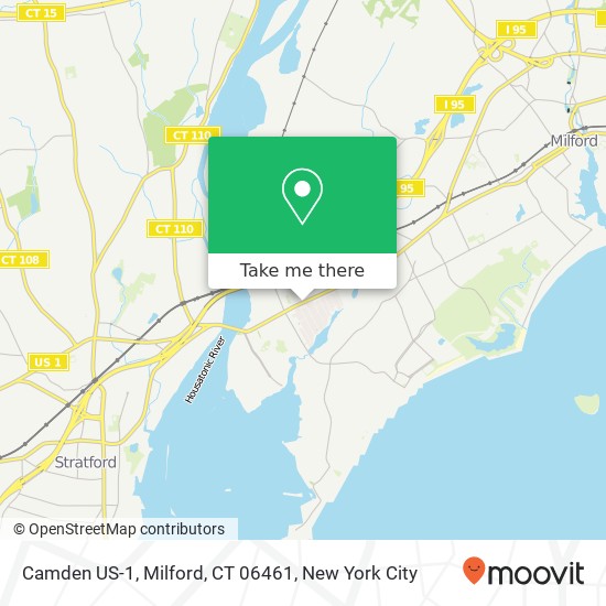 Camden US-1, Milford, CT 06461 map