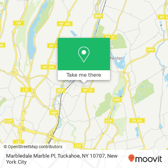 Marbledale Marble Pl, Tuckahoe, NY 10707 map