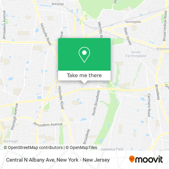 Mapa de Central N Albany Ave