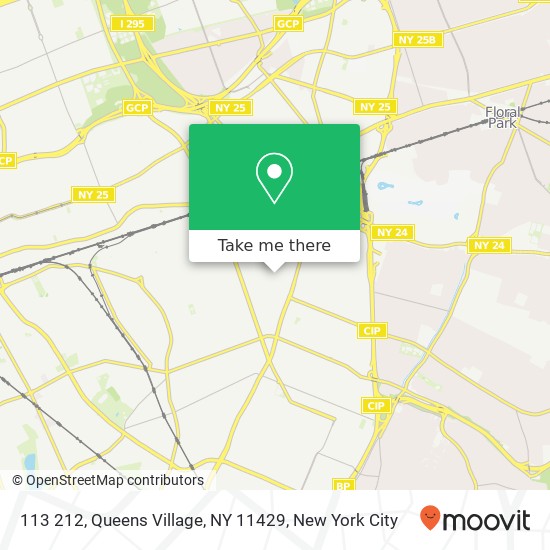 Mapa de 113 212, Queens Village, NY 11429