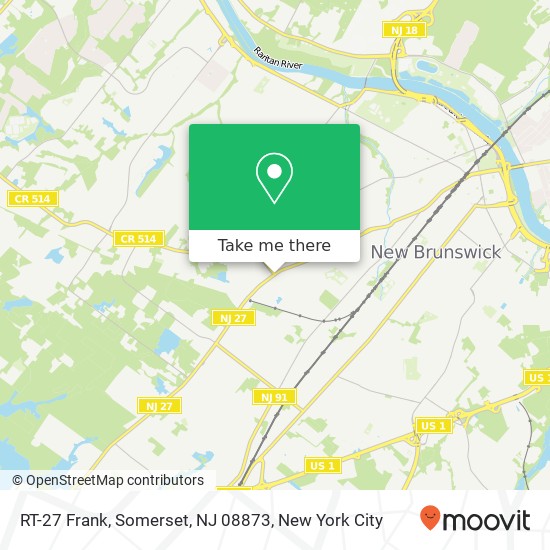RT-27 Frank, Somerset, NJ 08873 map