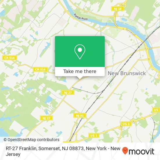 RT-27 Franklin, Somerset, NJ 08873 map