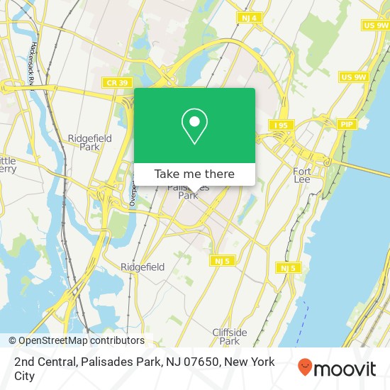 2nd Central, Palisades Park, NJ 07650 map