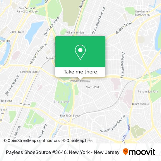 Payless ShoeSource #3646 map