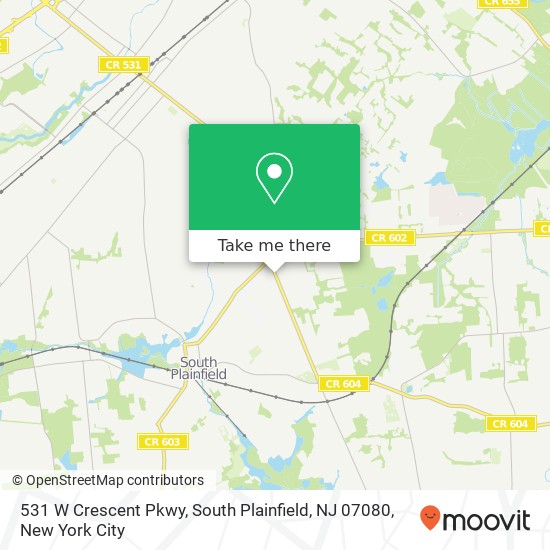 531 W Crescent Pkwy, South Plainfield, NJ 07080 map