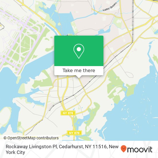 Mapa de Rockaway Livingston Pl, Cedarhurst, NY 11516