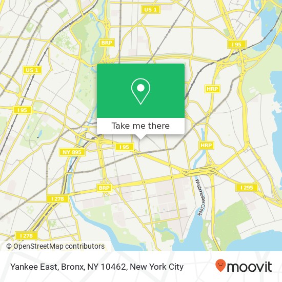 Yankee East, Bronx, NY 10462 map