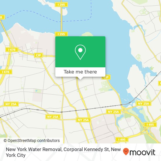 New York Water Removal, Corporal Kennedy St map