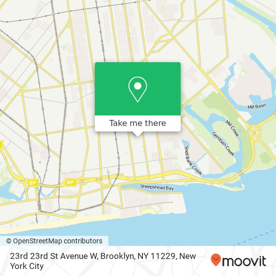 23rd 23rd St Avenue W, Brooklyn, NY 11229 map