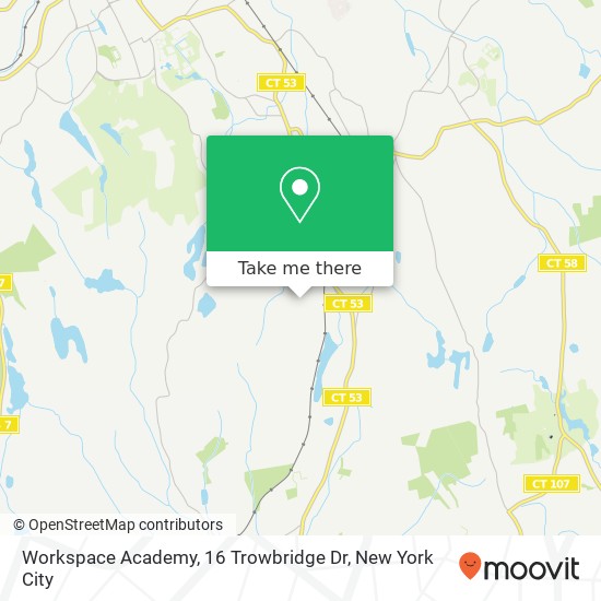 Mapa de Workspace Academy, 16 Trowbridge Dr