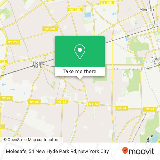 Molesafe, 54 New Hyde Park Rd map