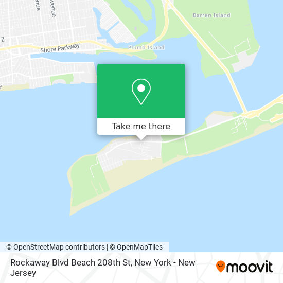 Rockaway Blvd Beach 208th St map